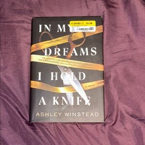 'In My Dreams I Hold a Knife' Hardcover Book - Black & Gold